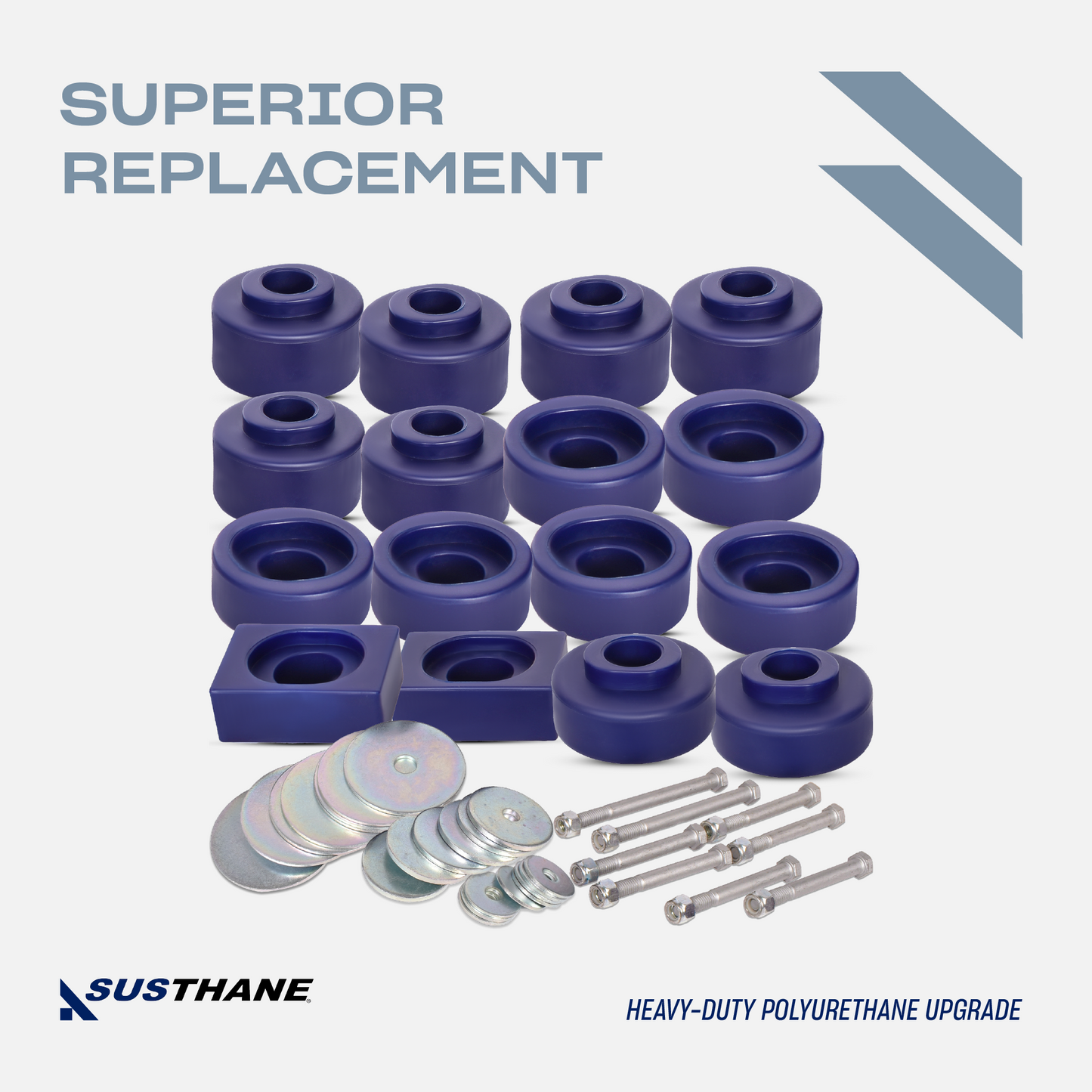 AUTOACER - 16p PU Body Mount Bushing Kit For Ford F-150 1997 - 2003, F-250 1997 - 1999, Lincoln Blackwood Truck 2002