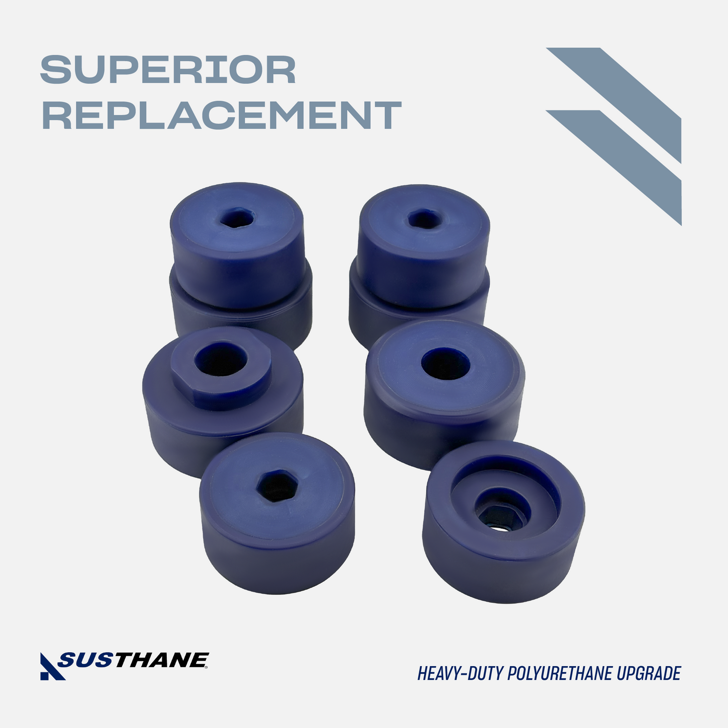 AUTOACER - 22p Polyurethane Body Mount Bush Kit with Washers For Ford Explorer Sport 2001 - 2005, Mercury Mountaineer 2002 - 2005