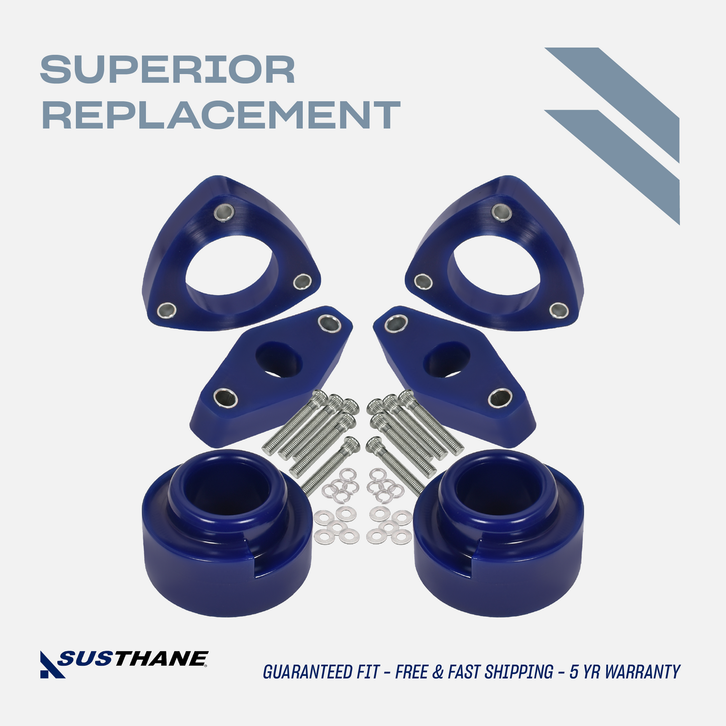 AUTOACER 6p Leveling Lift Kit 30mm /1.2" - Front Strut Spacers, Rear Coil Springs Spacers & Rear Shock Extenders for ESCAPE 2013-2019
