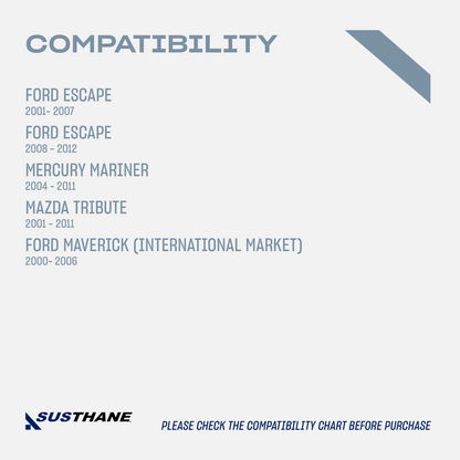 AUTOACER - 4p Front Rear Leveling Lift Kit PU Spacers 30mm For FORD ESCAPE 2001 - 2012, MERCURY MARINER 2001 - 2011, FORD MAVERICK 2000 - 2006 