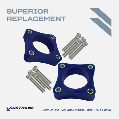 AUTOACER - 4p Front Rear Leveling Lift Kit PU Spacers 30mm For FORD ESCAPE 2001 - 2012, MERCURY MARINER 2001 - 2011, FORD MAVERICK 2000 - 2006 