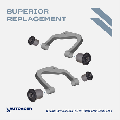 AUTOACER - 8p Front Upper Lower control Arm Bushing Kit for Tacoma 4Runner 95-04