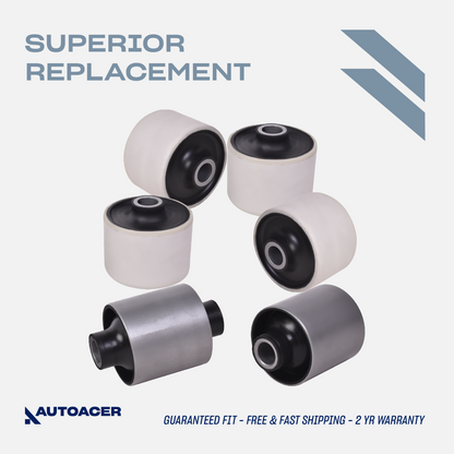 AUTOACER - 6p Rear Suspension/Radius Arm Bushings For LR Discovery II L318 98-04
