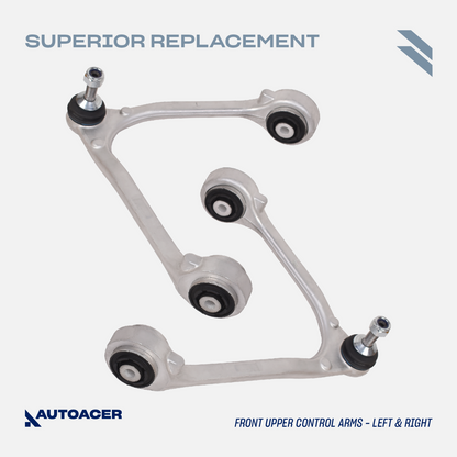 AUTOACER - 18p Front Rear Control Arms, Bushings, Links & Tie Rods for Jaguar XJ