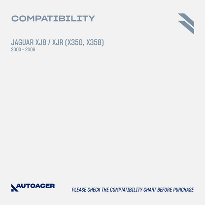AUTOACER - 18p Front Rear Control Arms, Bushings, Links & Tie Rods for Jaguar XJ