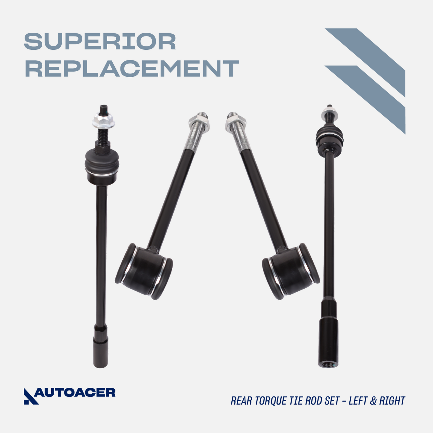 AUTOACER -6p Rear Upper Control Arms Stabilizer Links Tie Rods For JAGUAR S-Type
