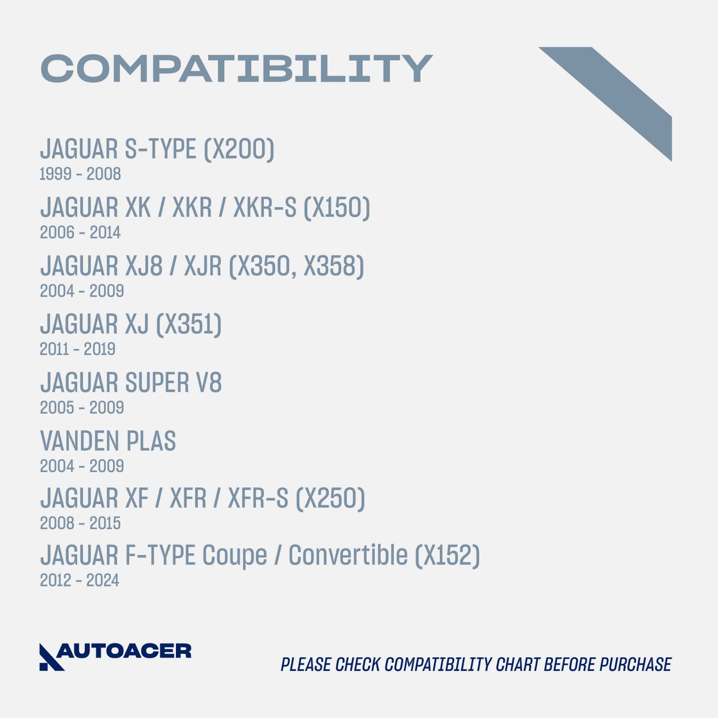 AUTOACER -6p Rear Upper Control Arms Stabilizer Links Tie Rods For JAGUAR S-Type