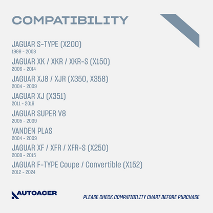 AUTOACER -6p Rear Upper Control Arms Stabilizer Links Tie Rods For JAGUAR S-Type