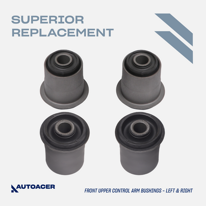 AUTOACER - 8p Front Upper Lower Control Arm Bushings For Tacoma RWD X Runner 05-