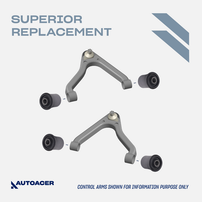 AUTOACER - 8p Front Upper Lower Control Arm Bushings For Tacoma RWD X Runner 05-