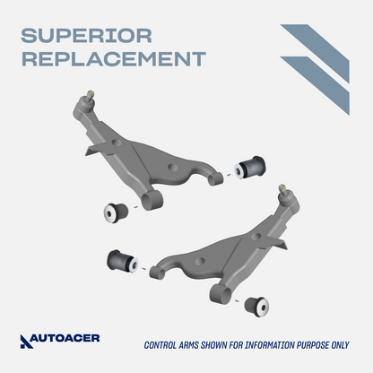 AUTOACER - 8p Front Upper Lower Control Arm Bushings For Tacoma RWD X Runner 05-