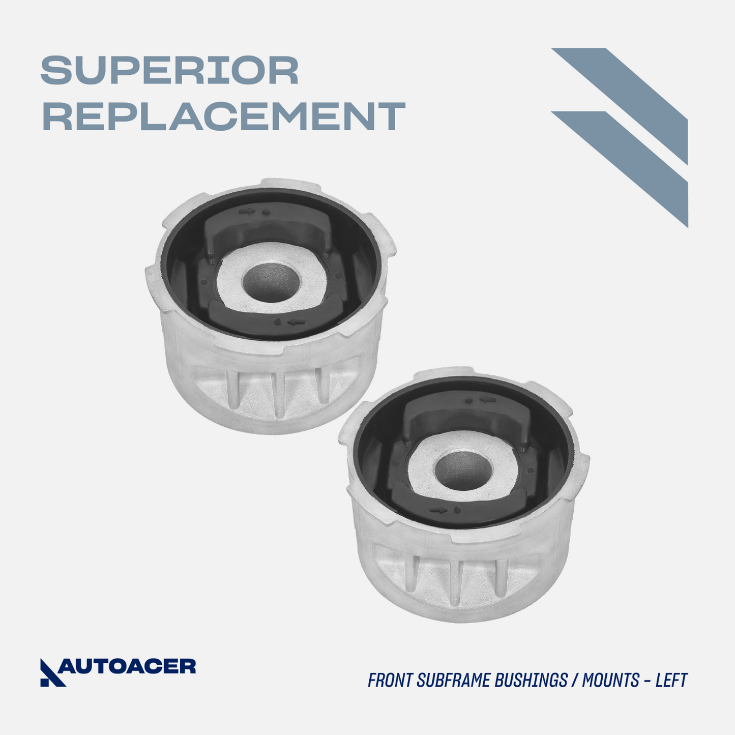 AUTOACER - 10p Front Lower Control Arms & Subframe Mount Kit for Porsche Cayenne