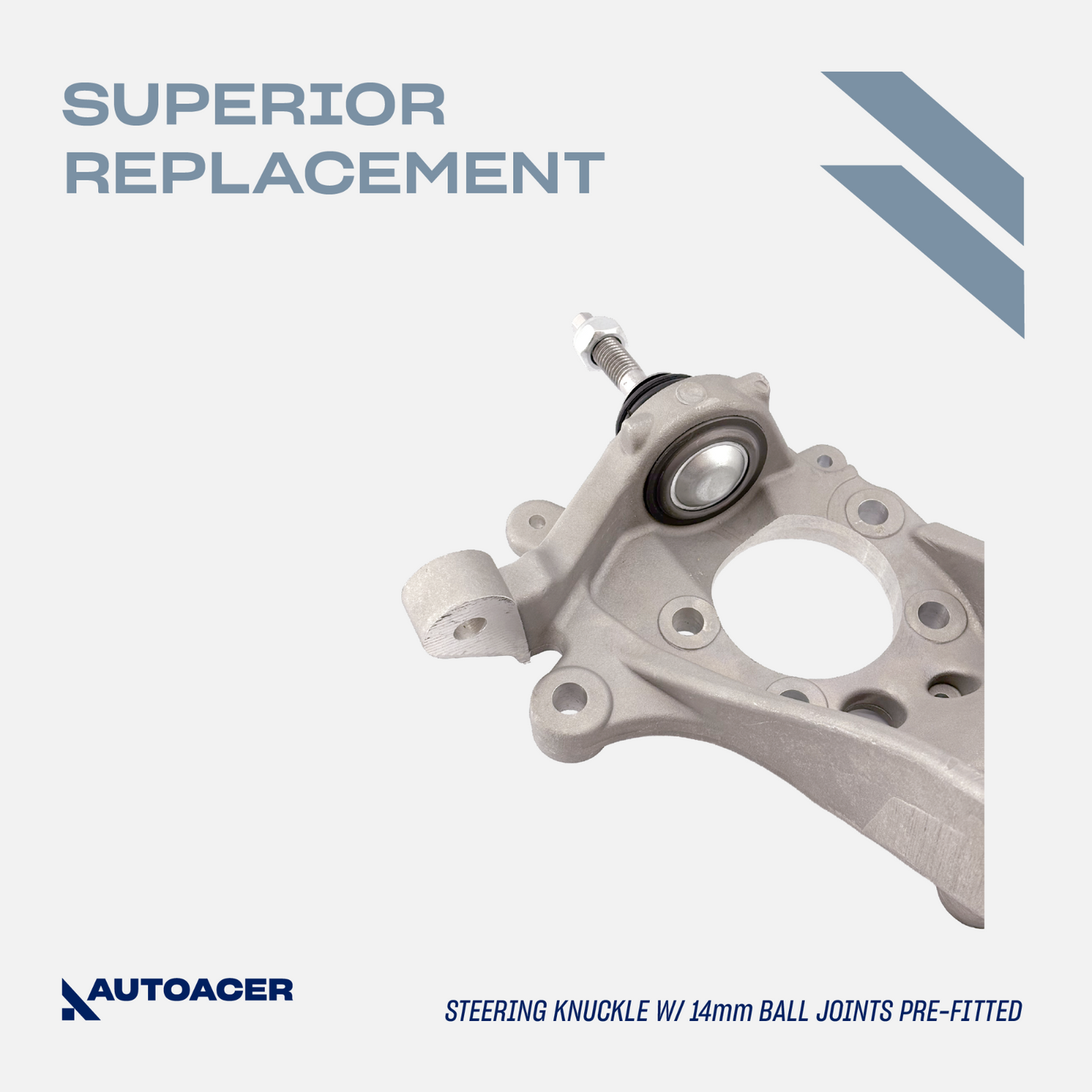 AUTOACER -4p Front Upper Lower Control / Steering Knuckle Arms For Jaguar S-type