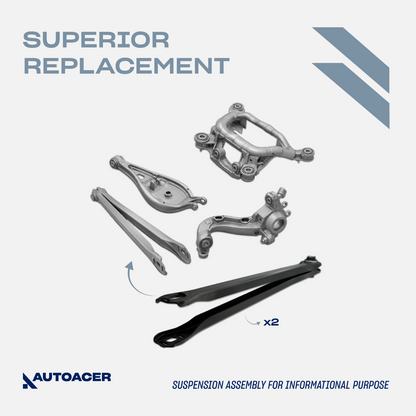 AUTOACER -2pc Rear Axle Track / Toe Control Arm Links For BMW 3 E36 E46 Z4 X3 M3