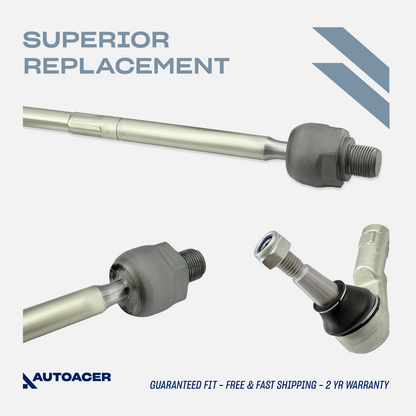 AUTOACER -6p Front Inner Outer Track Rods & Lower Ball Joints for Land Rover LR4