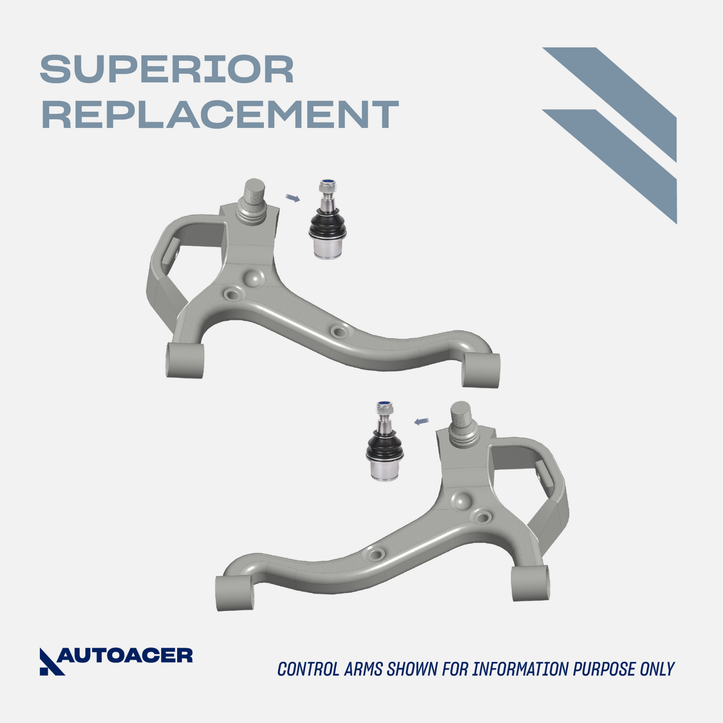 AUTOACER -6p Front Inner Outer Track Rods & Lower Ball Joints for Land Rover LR4