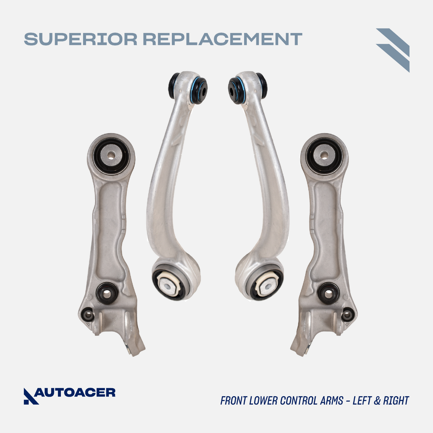 AUTOACER - 12p Front Suspension Kit Control Arms Links Ball Joints For JAGUAR XJ