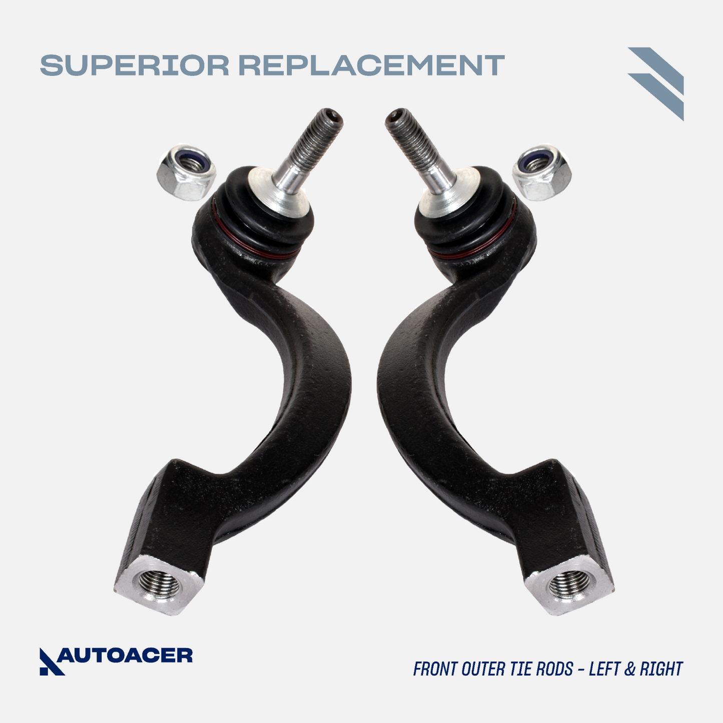 AUTOACER - 12p Front Suspension Kit Control Arms Links Ball Joints For JAGUAR XJ