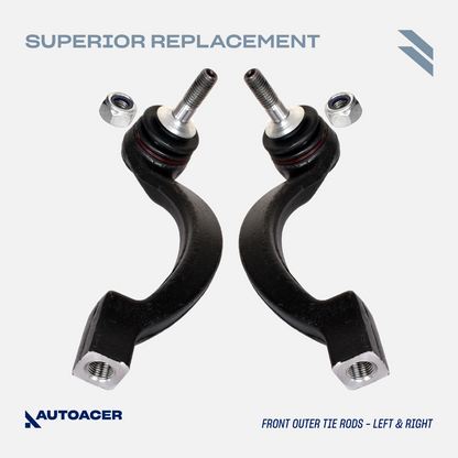 AUTOACER - 12p Front Suspension Kit Control Arms Links Ball Joints For JAGUAR XJ
