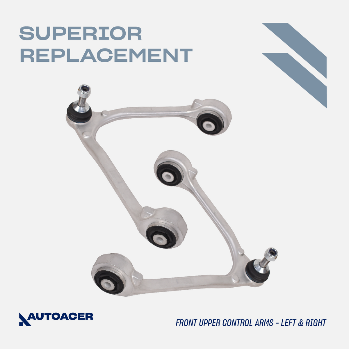 AUTOACER -24p Front & Rear Control Arms, Tie Rods Links & Bushings For Jaguar XK