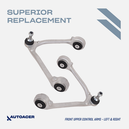 AUTOACER -24p Front & Rear Control Arms, Tie Rods Links & Bushings For Jaguar XK