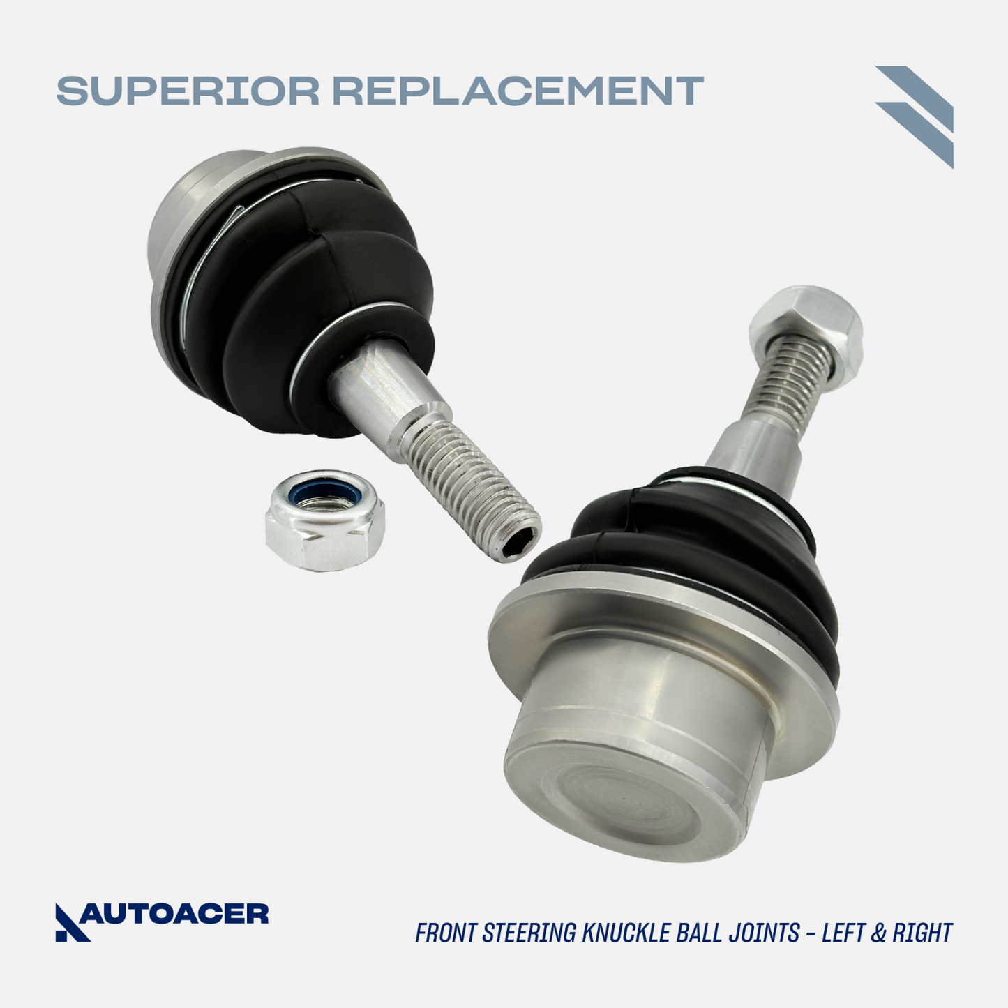AUTOACER -24p Front & Rear Control Arms, Tie Rods Links & Bushings For Jaguar XK
