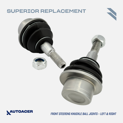 AUTOACER -24p Front & Rear Control Arms, Tie Rods Links & Bushings For Jaguar XK