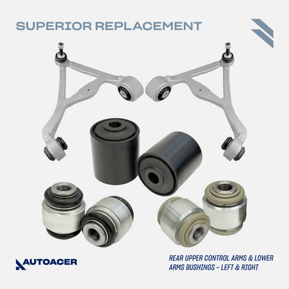 AUTOACER -24p Front Rear Susp Control Arms Tie Rods Links Bushings For Jaguar XJ