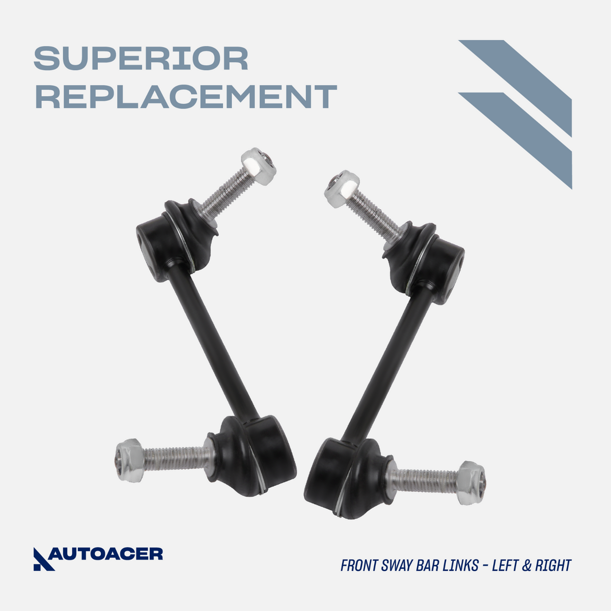 AUTOACER 6p Front Knuckle w/Ball Joints Tie Rods Sway Bar Links For Jaguar SType
