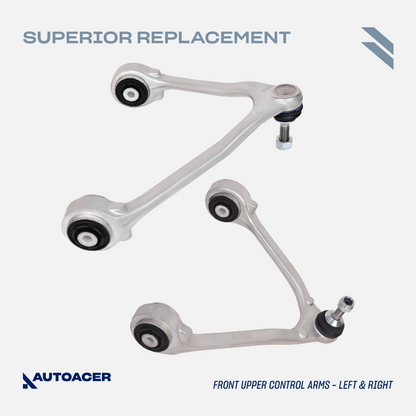 AUTOACER 24p Front Rear Kit Control Arms Tie Rods Links Bushes For Jaguar S-Type