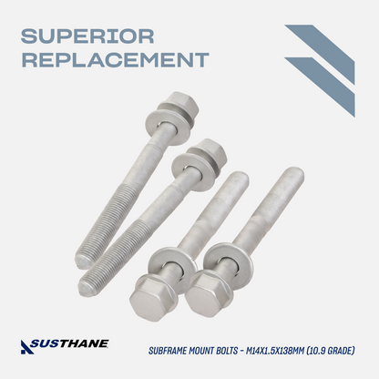 AUTOACER -8p Rear Axle Subframe Poly Mount Bushings & Bolts For BMW E53 X5 00-06