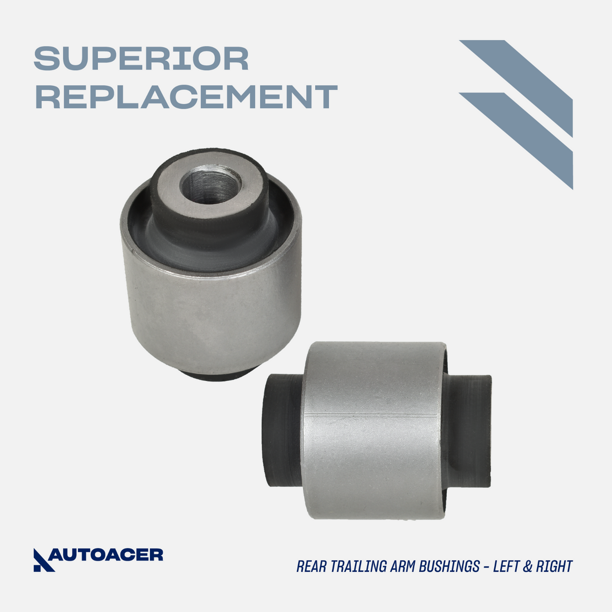 AUTOACER -6p Rear Lower Control Trailing Arm Bushings & Link Kit for Honda Civic