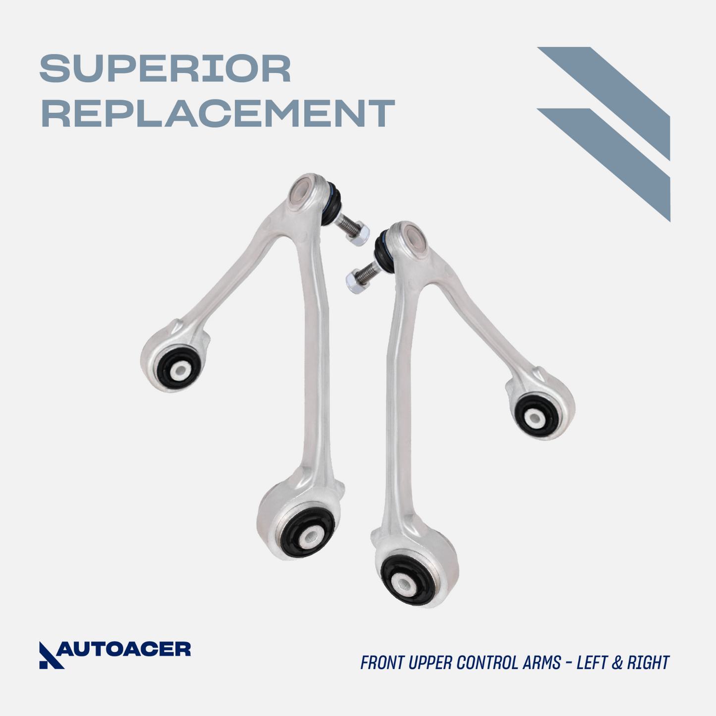 AUTOACER -4p Front Upper & Lower Control Arm Kit for JAGUAR XJ XK V8 Vanden Plas
