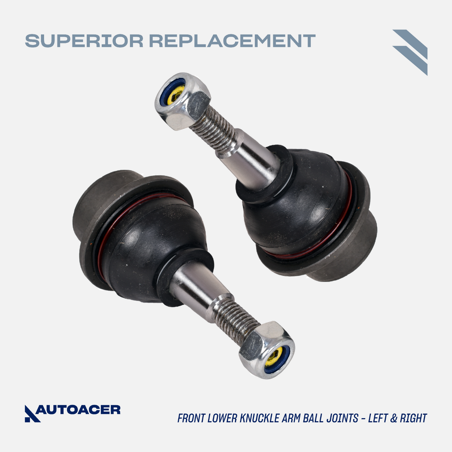AUTOACER - 14p Front Suspension Kit Arms Links Struts Tie Rods Joints For Jaguar