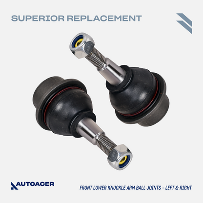 AUTOACER - 14p Front Suspension Kit Arms Links Struts Tie Rods Joints For Jaguar