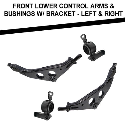 Front & Rear Control Arms, Bushings, Ball Joints & Tie Rods Kit 14 pcs For MINI