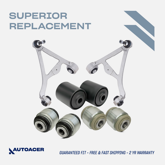 AUTOACER -8p Rear Upper Control Arms Lower Arm Bushings for Ford Lincoln LS 00-6