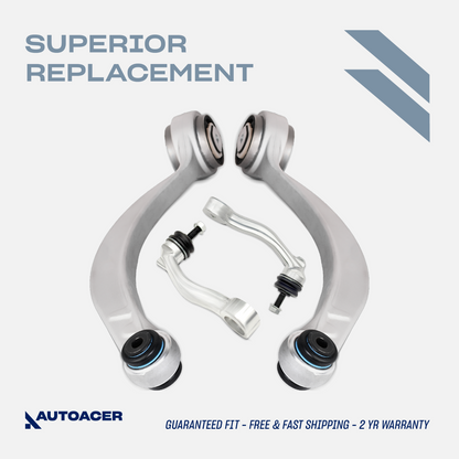 AUTOACER - 4p Front Lower Wishbone Arms & Stabilizer Bar Links for JAGUAR S-Type