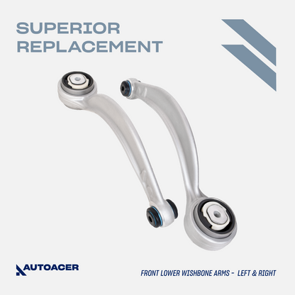 AUTOACER - 4p Front Lower Wishbone Arms & Stabilizer Bar Links for JAGUAR S-Type