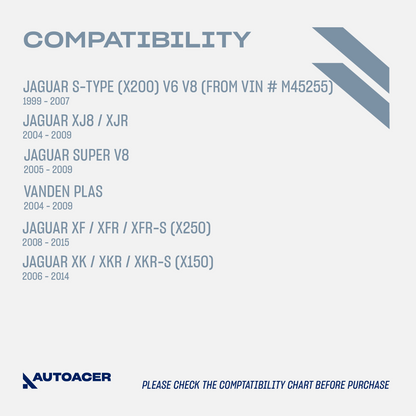 AUTOACER - 4p Front Lower Wishbone Arms & Stabilizer Bar Links for JAGUAR S-Type
