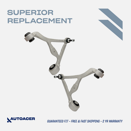 AUTOACER - 2p Rear Upper Control Arm Set For Ford Thunderbird & Lincoln LS 00-06