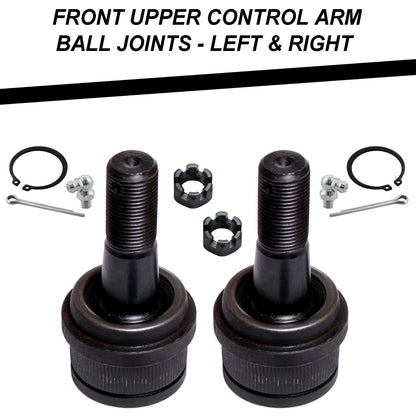Front Lower Upper Ball Joints, Links, Rods 8pc for Ford F250 F350 Super Duty 4x4