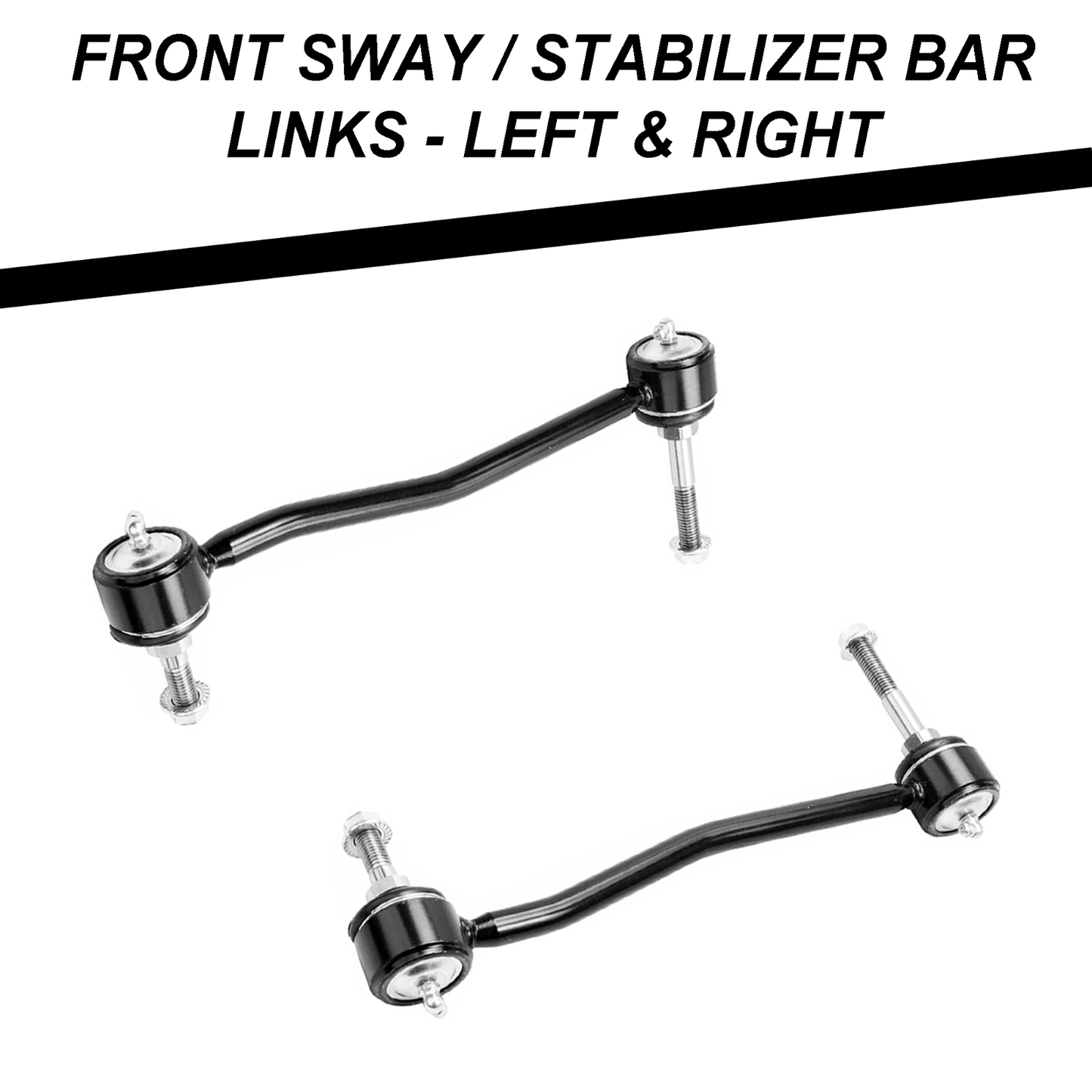 Front Lower Upper Ball Joints, Links, Rods 8pc for Ford F250 F350 Super Duty 4x4