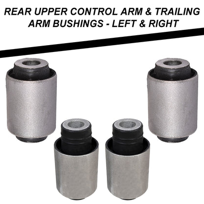 Rear Axle Trailing Subframe Diff Control Arm Bushing Kit 17p For BMW 3 E46 98-06