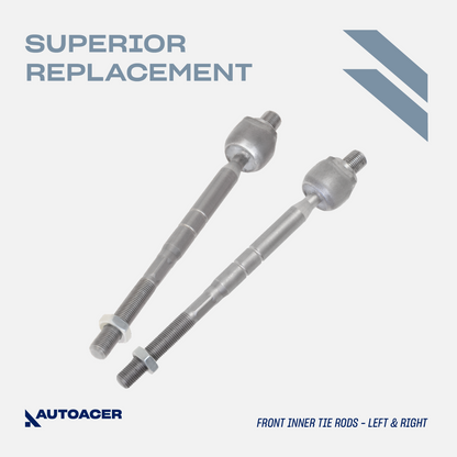 AUTOACER -6p Front Inner Outer Tie Rod Ends & Sway Bar Links For Mercedes-Benz E