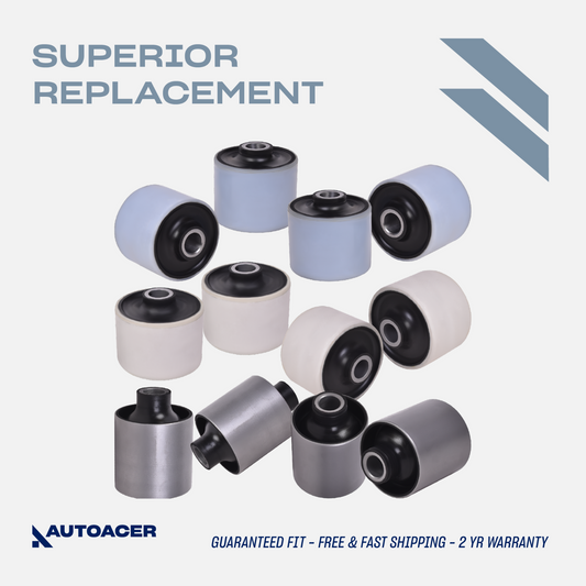 AUTOACER -12p Front & Rear Suspension / Radius Arm Bushes For Discovery II 98-04