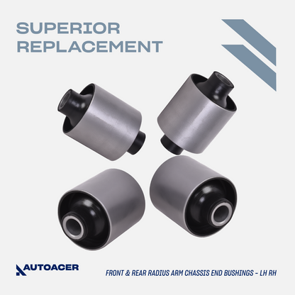 AUTOACER -12p Front & Rear Suspension / Radius Arm Bushes For Discovery II 98-04