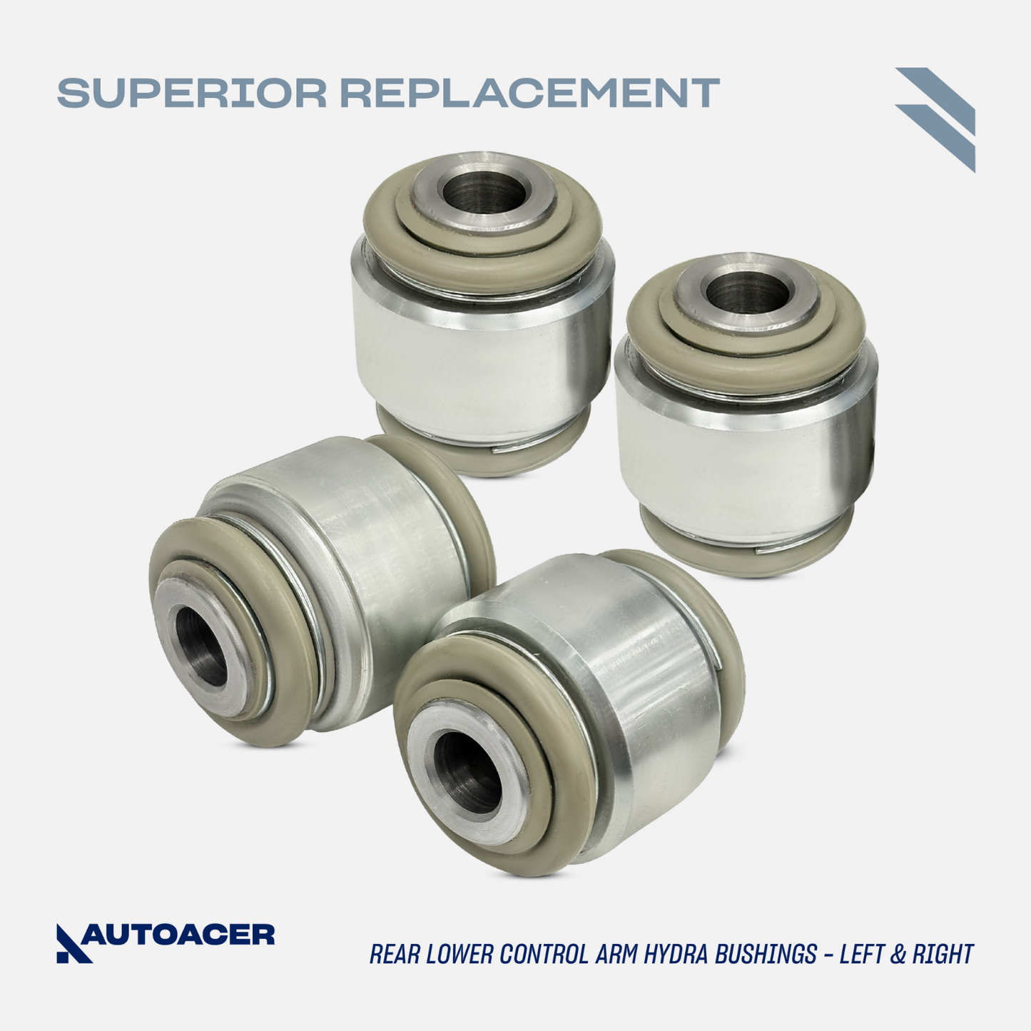 AUTOACER 10p Rear Arm Bushes Tie Rods Stabilizer links For Jaguar SType XJ XF XK