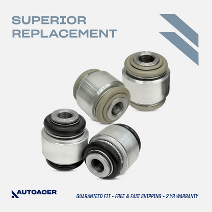AUTOACER - 4p Rear Lower Control Arm Hydra Bushing Kit for JAGUAR S-Type XJ8 XJR
