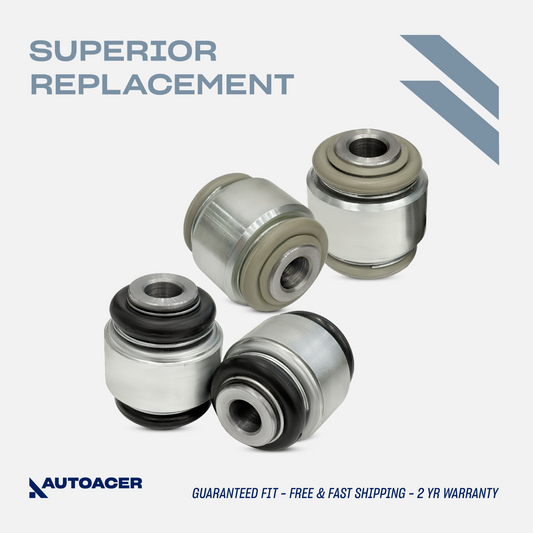 AUTOACER - 4p Rear Lower Control Arm Hydra Bushing Kit for JAGUAR S-Type XJ8 XJR